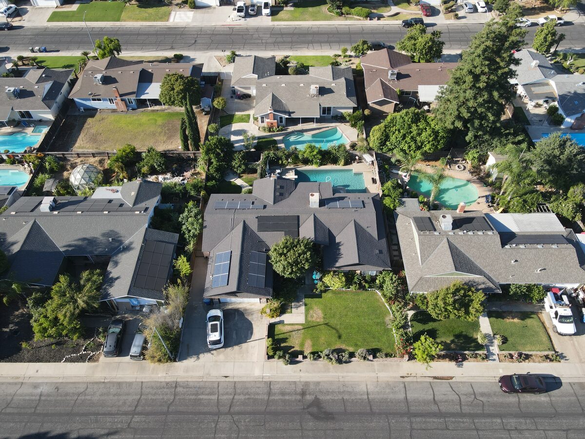 Completed roofing project by Smart Home Improvements in the Central Valley
