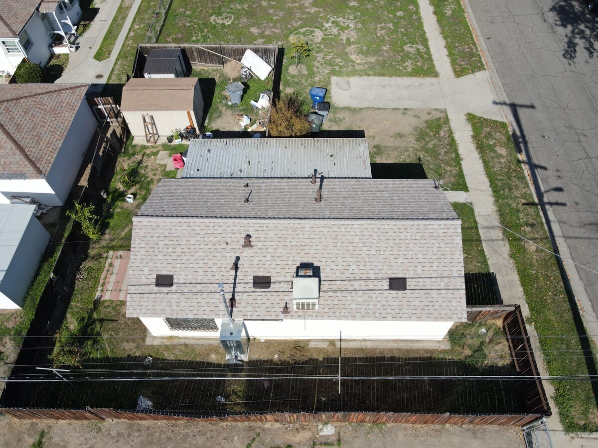 Completed roofing project by Smart Home Improvements in the Central Valley
