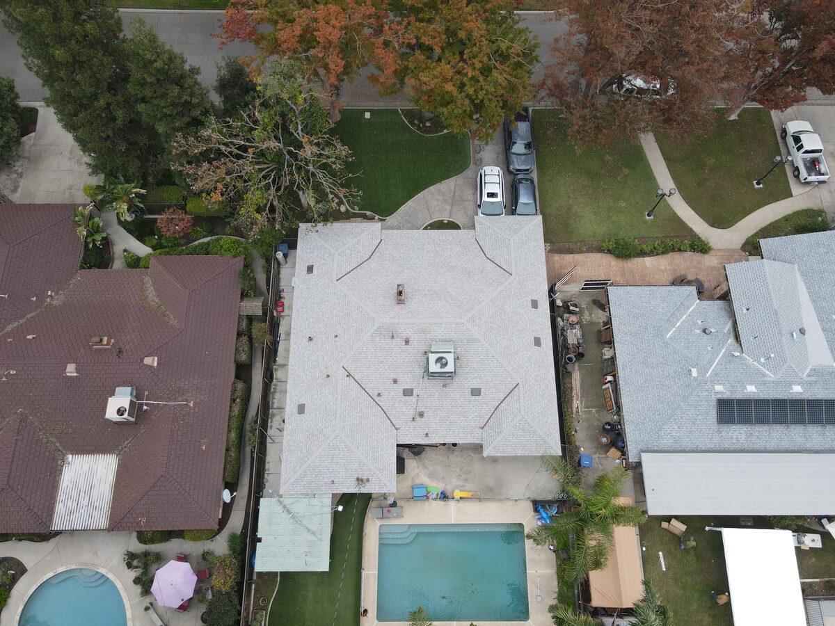 Completed roofing project by Smart Home Improvements in the Central Valley