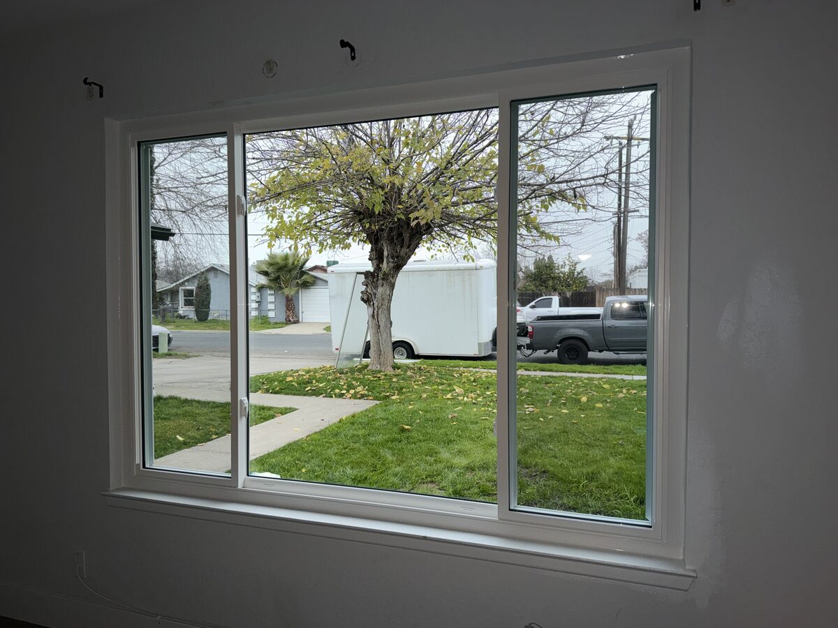 Window installation by Smart Home Improvements in the Fresno, CA area